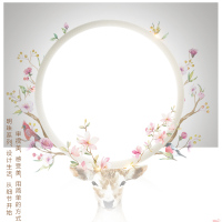 led卧室灯圆形温馨房间餐厅吸顶灯具大气现代浪漫