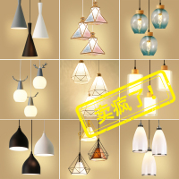 餐厅吊灯三头北欧创意餐桌灯现代家用饭厅灯个台卧室灯具