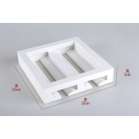 红酒杯架倒挂酒柜子吊杯架红酒架实木高脚杯架家用悬挂葡萄酒杯架|2槽纯白色(25厘米深25厘米)