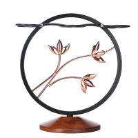 欧式实木红酒架摆件创意家用高脚杯架子悬挂倒挂红酒杯架葡萄装饰|六杯架