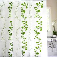 加厚防水浴帘布杆子套装浴室隔断门帘窗户挂帘淋浴帘送挂环