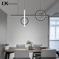 灯具led餐厅灯现代北欧创意吧台客厅吊灯卧室节能北欧书房灯