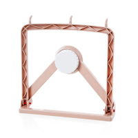 自动回弹脸盆置物架强力吸盘挂架面盆架浴室挂钩卫生间免钉收纳架|藕粉