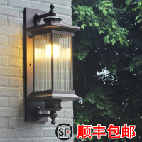 户外壁灯花园别墅室外防水太阳能庭院灯大门阳台过道外围墙门柱灯
