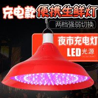 停电神器应急灯led可充电灯泡亮 猪肉水果夜市摆地摊照明灯红光