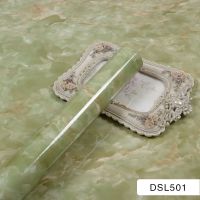 新款仿大理石纹贴纸自粘墙纸厨房防油贴浴室卫生间橱柜灶台面防水|DSL501 60厘米*5米(加厚送工具)