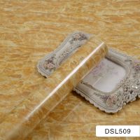 新款仿大理石纹贴纸自粘墙纸厨房防油贴浴室卫生间橱柜灶台面防水|DSL509 60厘米*3米(加厚送工具)