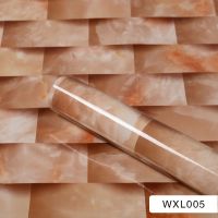 新款仿大理石纹贴纸自粘墙纸厨房防油贴浴室卫生间橱柜灶台面防水|WXL005 60厘米*2米（加厚送工具）