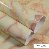 新款仿大理石纹贴纸自粘墙纸厨房防油贴浴室卫生间橱柜灶台面防水|WXL006 60厘米*3米(加厚送工具)