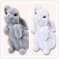 韩版ins仿真树脂多肉盆栽挂钩 多功能不锈钢挂钩装饰单挂勾粘钩|招手兔子两个套装