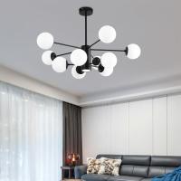 北欧客厅吊灯后现代创意个性家用大气餐厅卧室魔豆分子吊灯具