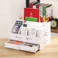 纸巾盒抽纸盒欧式创意家用客厅茶几多功能桌面遥控器收纳架|H001白椰树 默认