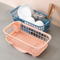 厨房筷子置物架台面碗碟收纳沥水架塑料盘子收纳盒碗柜餐具沥水篮