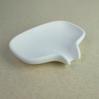 导流式香皂盒沥水硅胶肥皂盒家用浴室洗漱台可爱防滑排水皂托|蓝色+送1个灰色