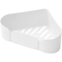 卫生间置物架壁挂免打孔浴室收纳架厕所架洗手台旋转墙上架|北欧大号置物架(白色)