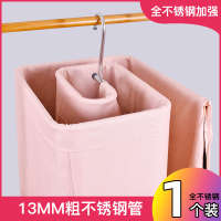 不锈钢窗外阳台晒鞋架防盗窗台神器挂凉衣架子折叠伸缩被子晾衣架|管粗13MM-全不锈钢螺旋晒被架