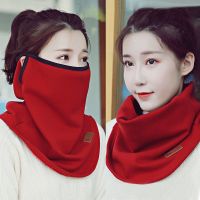 2019新款秋冬季男女保暖防风防寒骑行大面罩珊瑚绒面护颈围脖口罩