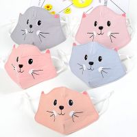 儿童卡通口罩棉布罩可爱卡通小熊印花秋冬保暖防寒男女童小孩口罩