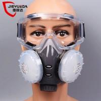 308防尘口罩工业粉尘打磨灰粉透气装喷漆防毒面具罩男