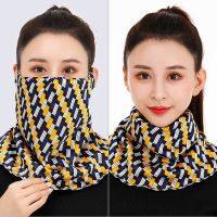 围脖口罩二合一加厚保暖女款户外骑行防风透气时尚个性秋冬季面罩