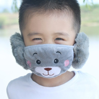 护耳口罩冬季保暖女可爱时尚韩版加厚防寒防尘透气骑行二合一亲子