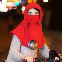 电动车帽子口罩男女冬季骑行防风防寒加绒保暖围脖雷锋帽护耳面罩