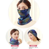 秋冬保暖口罩女韩版加厚网红口罩护脖挂耳带围脖防风加绒防寒骑行