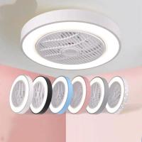 led风扇灯吊扇灯吸顶灯卧室灯餐厅灯客厅灯现代简约灯具