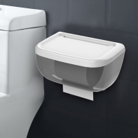 厕所纸巾盒免打孔防水手纸盒卷纸筒家用卫生间抽纸盒卫生纸置物架