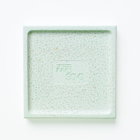 创意皂盘硅藻土吸水肥皂盒方形圆形沥水卫生间浴室香皂盒皂托|SOVO石面皂托-方绿