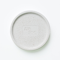 创意皂盘硅藻土吸水肥皂盒方形圆形沥水卫生间浴室香皂盒皂托|SOVO石面皂托-圆白