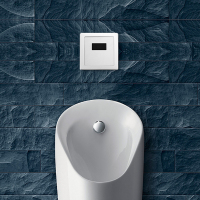 暗装小便器小便池感应冲水阀全自动小便斗厕所一体化全自动冲水器