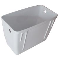 公厕手拉式水箱 厕所塑料高水箱 32蹲便器蹲坑老式动手拉绳冲水箱