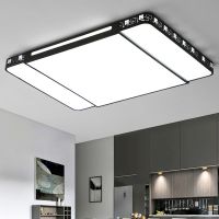 客厅灯led吸顶灯卧室灯现代长方形客厅灯圆形房间灯具灯饰