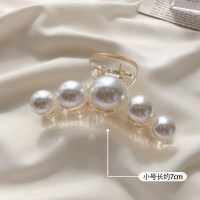 五珍珠小号长7cm|儿童珍珠发夹发抓可爱公主女童后脑勺碎发发卡头饰夹女孩盘发抓夹