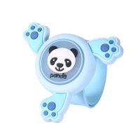 闪光旋转熊|网红抖音旋转闪光驱蚊手环儿童防蚊贴神器手链女学生带灯发光手表