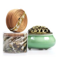 40盘【厕所驱蚊-艾草】送1个香炉|空气清新剂厕所香薰家用室内清香型去异味卧室持久卫生间除臭神器