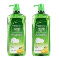 两瓶（家庭实惠装）|厨房冷水去油洗洁精食品级家庭装厨房餐具洗碗果蔬洗洁灵大桶