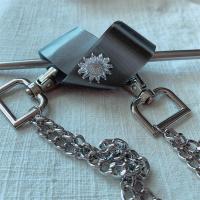 主图款|新款蝴蝶结链条闪光发夹卡簪子日系冷淡风小红书网红同款头饰ins