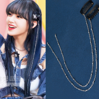 一对|2020新款潮同款链条线发夹网红夹苏头饰发饰女链长发编发