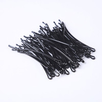 精品【弧形弯夹】5.5厘米销袋装【100支】|发夹黑色弧形夹钢夹子不掉漆发卡成人刘海夹边夹发饰一字夹小饰品