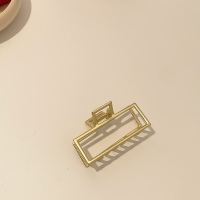 方形抓夹长约7cm|感金属抓夹大号头发简约气质发夹女后脑勺丸子头网红夹子头饰