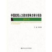 中国宏观人力资本竞争力审计报告(2014) 9787300203782 正版 杨伟国 主编 中国人民大学出版社