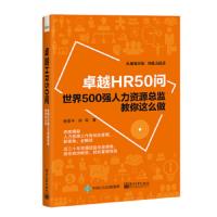 卓越HR50问——世界500强人力资源总监教你这么做 9787121371271 正版 岳晋平 电子工业出版社
