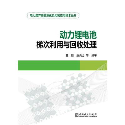 动力锂电池梯次利用与回收处理 9787512355897 正版 王刚,赵光金 等编著 中国电力出版社