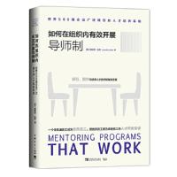 如何在组织内有效开展导师制 9787515351605 正版 (美)詹妮弗·拉宾著,刘夏青、刘白玉译 中国青年出版社