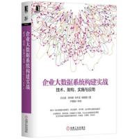 企业大数据系统构建实战 技术、架构、实施与应用 9787111568766 正版 郑传峰 吕兆星 宋天龙 杨晓鹏 机械工