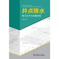 井点降水施工技术与质量控制 9787512337268 正版 宋功业 中国电力出版社