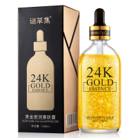 谜草集24k黄金精华液胜肽修复液 金箔原液滋润肌肤面部补水精华液100ml
