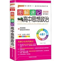 PASS绿卡图书 2020第7次修订 图解速记高中思想政治RJ版必修+选修  4合1常考原创图片基础知识思维导图初中